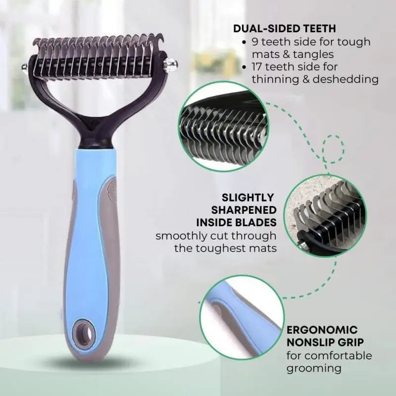 Pawluro Deshedding Brush – Professional Grooming Tool for Dogs and Cats